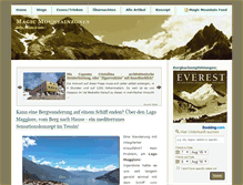 Tablet Screenshot of mountainzones.com